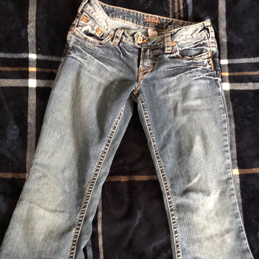 Silver jeans Western glove works women’s jeans 28